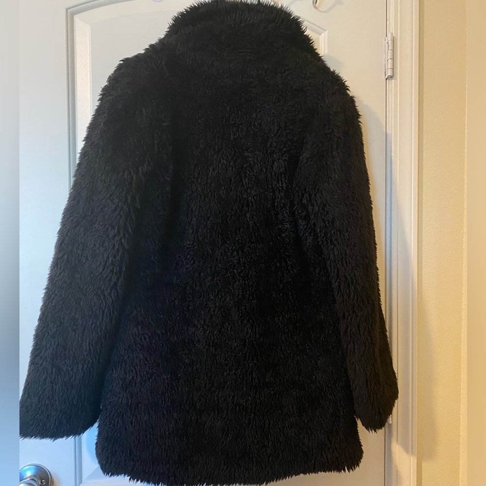 Blanc Noir Black Teddy Jacket - Picture 3 of 7